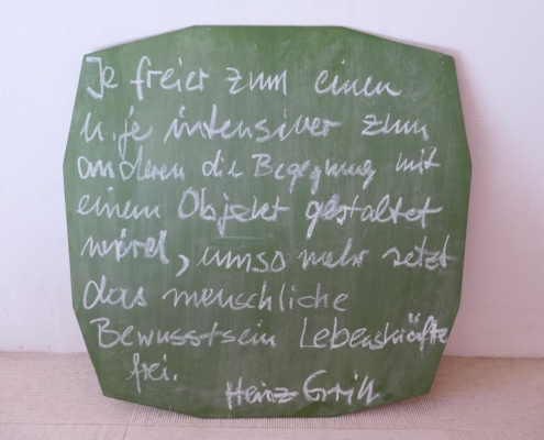 Tafelbild Lebenskräfte - Imagination von Heinz Grill